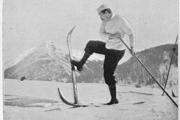 Швейцария. Слалом-гигант и другие развлечения в Арозе Conan Doyle Skiing 600x400 - Швейцария. Слалом-гигант и другие развлечения в Арозе